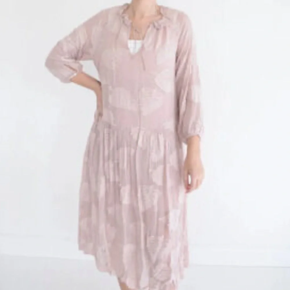 Wilfred Blush Pink Ruffled Dress s - Picture 1 of 6